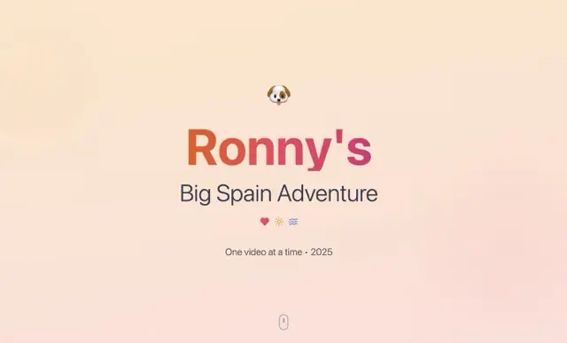 Ronny's Big Spain Adventure Preview