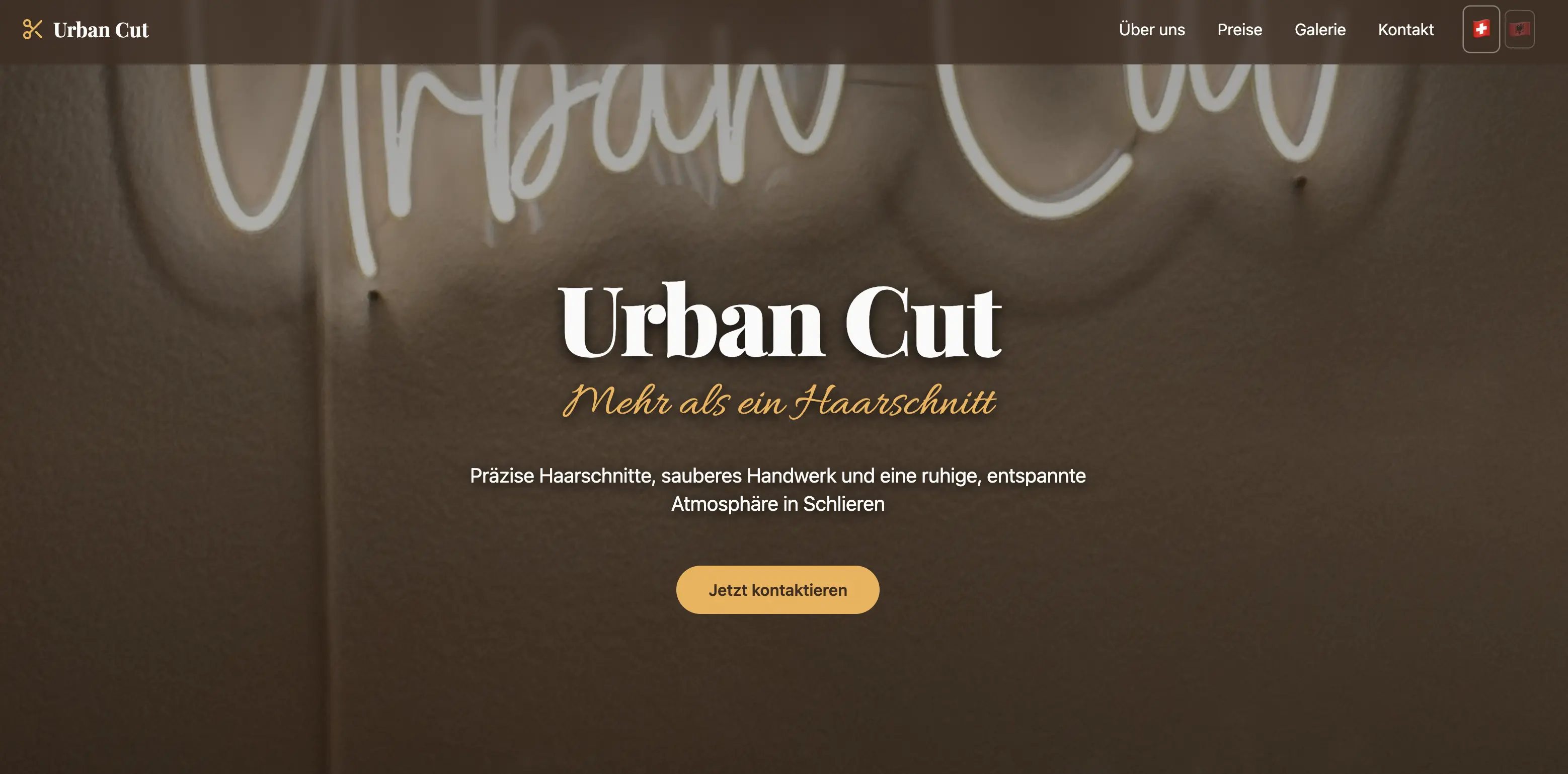 Urban Cut Website Preview